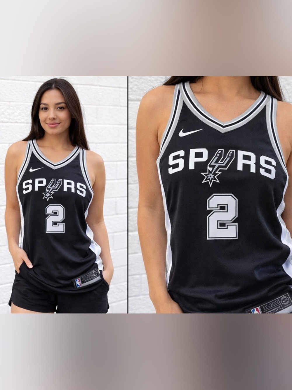 Nike Spurs Kawhi Leonard #2 Jersey Women’s XS NWT